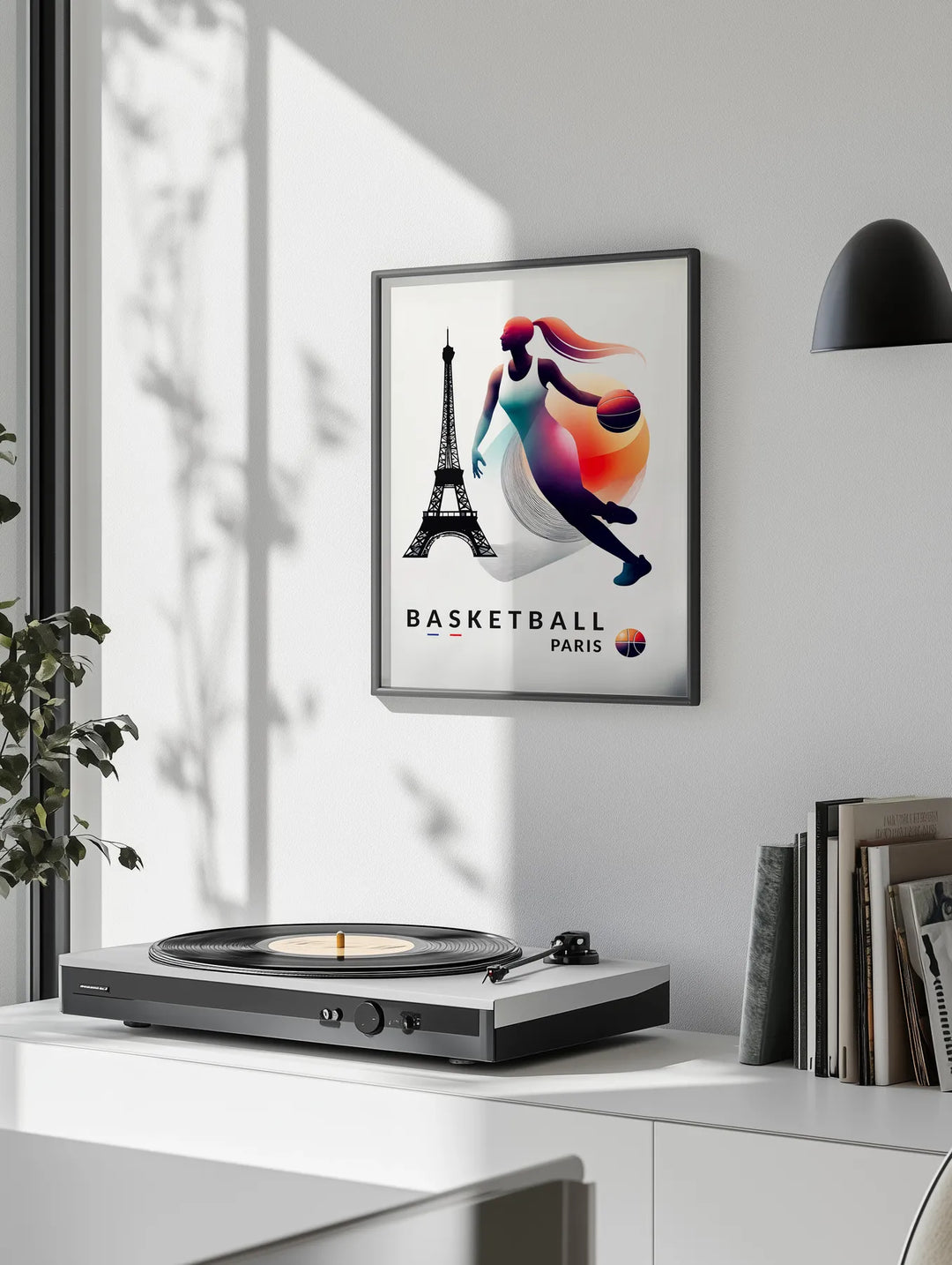 space exclusive Paris Olympics Prints dynamic energy Basketball 3 captivating poster perfect wall art thoughtful gift frame décor