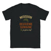 T-shirt style Mission 2eme Semaine Tennis 3 t shirt enthusiasts tee unique design perfect rallies court sporty edge wardrobe sizes small medium large XL XXL