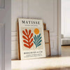 space vibrant Matisse Papiers Découpés 4 poster stunning orange red hues Henri essence cutouts masterful print art lovers wall available embellished bare