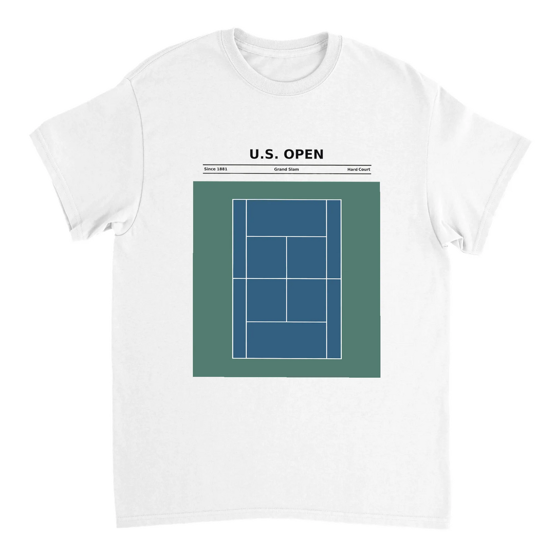 Camiseta temática del US Open, perfecta para los amantes del tenis. Confeccionada en algodón suave y transpirable, ideal para