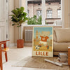 Affiche captivante Kid Elephant nuances gris orange parfaite passionnés football enfants une touche originale décoration espace Achetez belle œuvre disponibles A4 cm A0