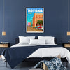 vibrant essence Havana Cuba stunning red blue travel poster print wall art ideal gift enthusiasts space artwork unframed options