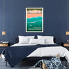 essence Melbourne stunning brown blue poster perfect stylish touch space gift own wall art collection artwork vibrant design urban flair standalone print versatile display