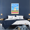 charm Netherlands stylish gray blue travel poster wall art thoughtful gift artwork essence Dutch landscapes unframed versions convenience