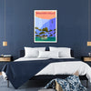 captivating beauty Niagara Falls stunning brown green poster elegant wall art nature wonder space perfect gift home office decor unframed options available