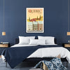 beauty Quebec stunning poster serene gray vibrant green tones touch elegance space print perfect gift A4 cm A0 wall art collection today
