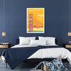 allure San Francisco gray green travel poster captivating wall art print ideal gift city essence space decor today sizes A4 cm A0