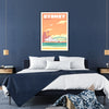 charm Sydney exquisite travel poster sophisticated blend brown gray hues wall art thoughtful gift artwork essence city seamless decor integration