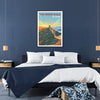 majestic Wall China stunning brown gray poster captivating art essence travel perfect gift addition room space unique artwork sizes A4 cm A0