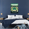 Affiche de tennis vintage de Wimbledon capturant le charme intemporel de Wimbledon
