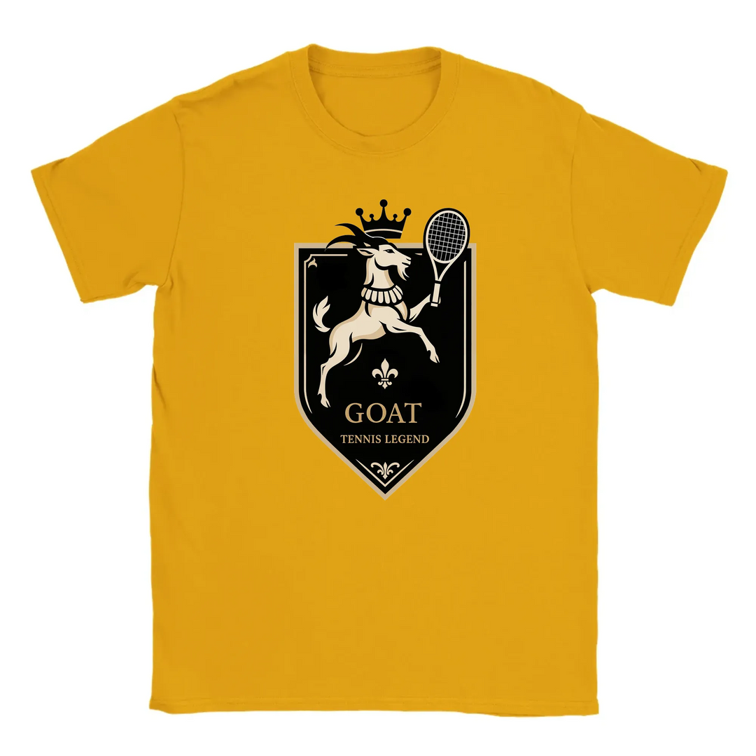 Image Gold de Tshirt Tennis Legend GOAT2