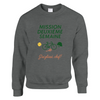 Mission 2ème Semaine Tennis Sweater un sweat - shirt épais 50 % coton polyester une douceur ultime coutures tricot élastique coupe classique confortable idéal quotidien