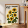 exquisite Flower Market Paris Botanical 15 poster blend vibrant greens yellows vintage timeless beauty perfect art print multiple sizes A4 cm A0