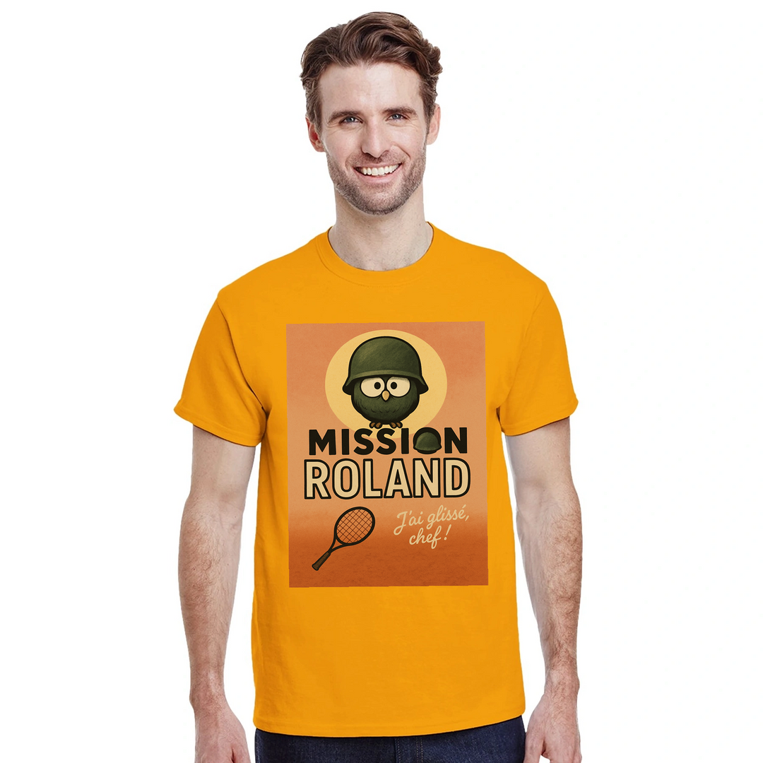 T-shirt T - shirt exclusif Roland Tennis 3 parfait tous passionnés unique confort style idéal amour sport court maintenant sensation disponibles S M L XL XXL