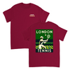Koszulka tenisowa inspirowana Londynem, idealna dla fanów i graczy. Wykonana z wysokiej jakości bawełny, łączy styl z komfort