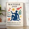 space vibrant Henri Matisse poster iconic Papiers Découpés Jazz 1 striking piece bold white orange hues perfect art lover walls masterpiece standalone print
