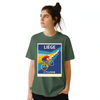 T-shirt Liège Belgium Cyclisme, ιδανικό για ποδηλάτες και καθημερινές εμφανίσεις, διαθέσιμο σε S, M, L, XL, XXL
