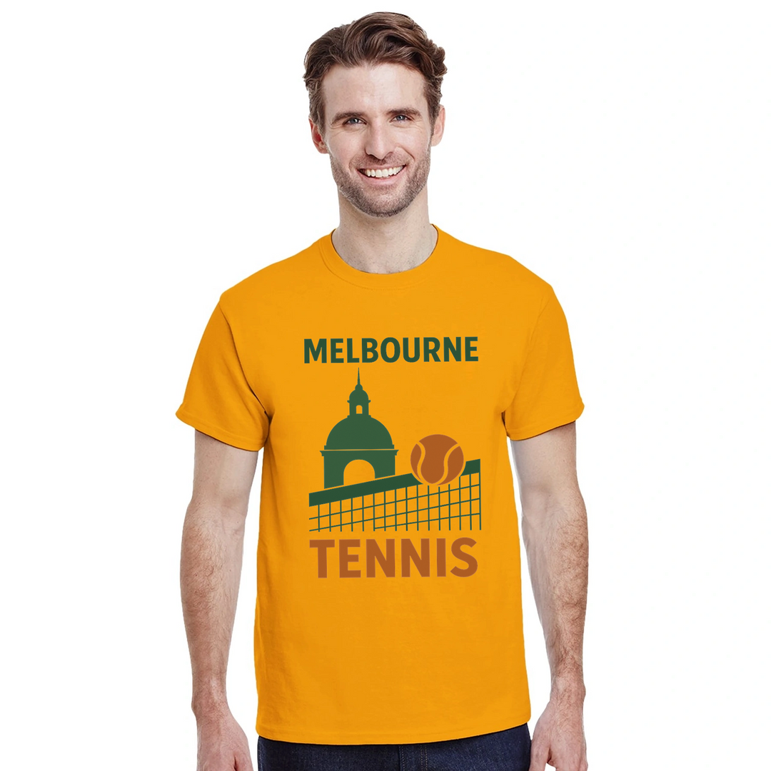 テニスメルボルンTシャツは、メルボルンのテニスシーンを表現したスタイリッシュなデザインで、ファンやプレイヤーにぴったり。快適で耐久性のあるプレミアムコットン素材を使用。