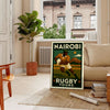 magnifique vintage matchs emblématiques Nairobi poster art déco captivant une touche unique décoration affiche rugby dimensions idéales 50x70 cm disponibles A4 A0