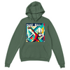 Sweat à capuche Handball Paris unisexe ultra-doux mélange 50 % coton polyester capuche doublée poche ventrale finition anti-bouloches confort style hommes femmes