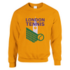 London Tennis džemperis, biezs un ultra-mīksts, izgatavots no 50% kokvilnas un 50% poliestera. Klasiska piegriezuma, ideāls i