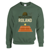 Mission Roland Tennis Sweater un pull épais doux grâce mélange 50 % coton polyester une filature jet air boulochage coutures tricot imprimé élasthanne unisexe confortable coupe classique