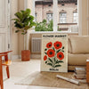 affiche Flower Market Berlin Botanical 9 un chef - œuvre florale vintage nuances noir rouge intérieur disponible 50x70 30x40 style unique