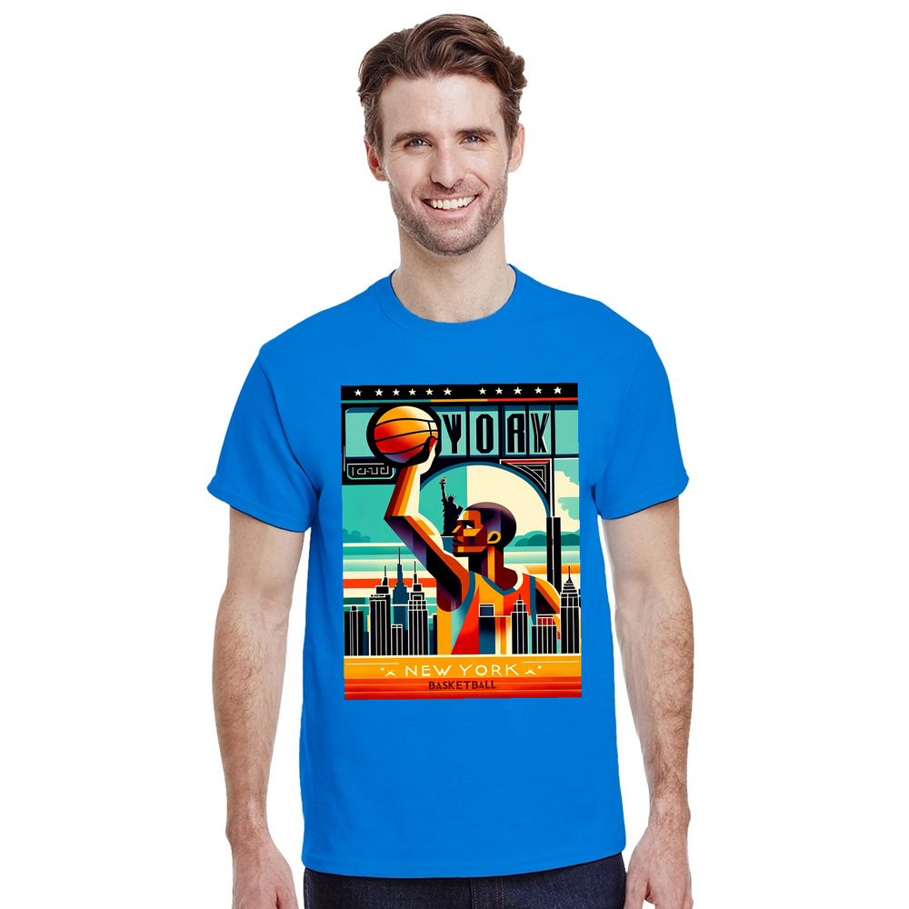 T-shirt love city New York basketball t shirt stylish tee vibrant spirit NYC culture casual outings game day fans today unmatched comfort soft breathable cotton fabric
