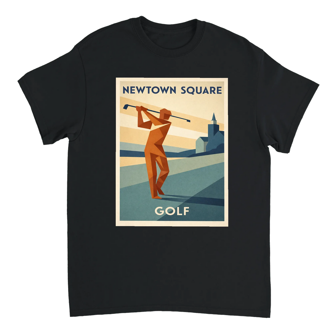 T-shirt wardrobe Newtown Square United States Golf t shirt enthusiasts stylish tee unique design spirit game today passion course feel breathable cotton