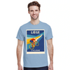 T-shirt Liège Belgium Cyclisme, ιδανικό για ποδηλάτες και καθημερινές εμφανίσεις, διαθέσιμο σε S, M, L, XL, XXL
