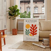 vibrant essence Henri Matisse iconic papercut art stunning Papiers Découpés 6 poster bold green orange hues wall imagination lover