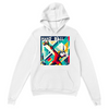 Sweat à capuche Handball Paris unisexe ultra-doux mélange 50 % coton polyester capuche doublée poche ventrale finition anti-bouloches confort style hommes femmes