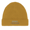 Image Mustard de Beanie Roma Tennis 2  - Cotton Bio, Embroidered Design