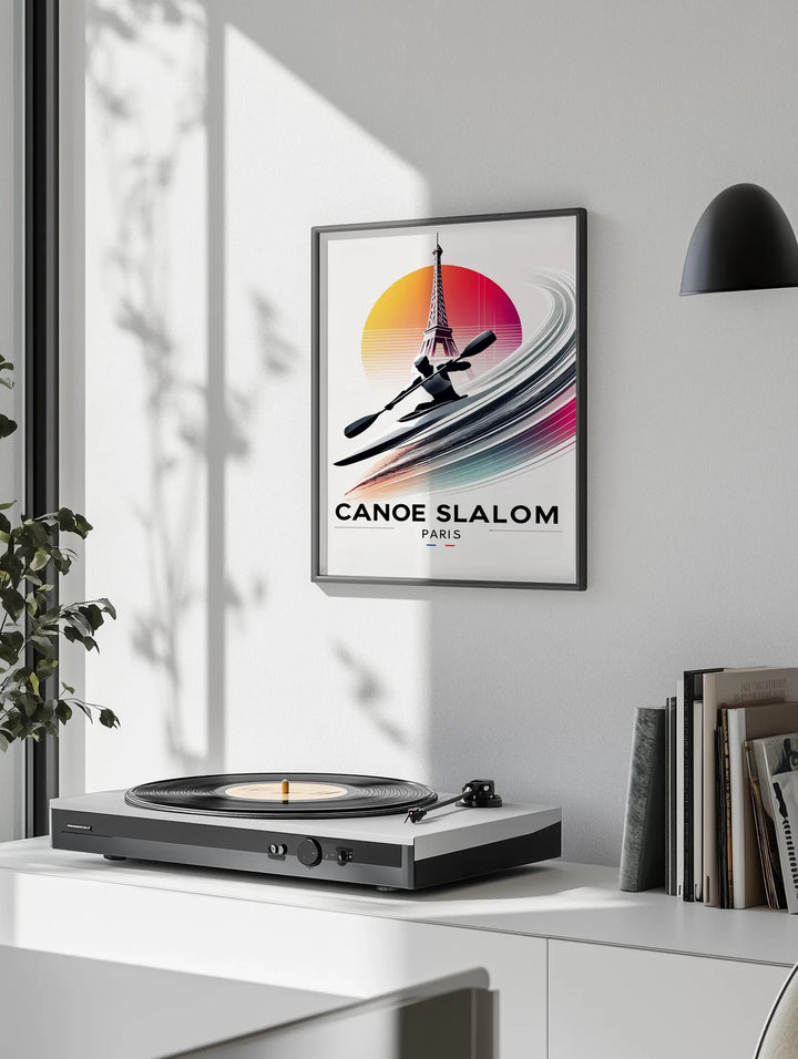 Canoe Slalom Paris Poster