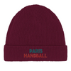 Image Burgundy de Beanie Paris Handball  - Cotton Bio, Embroidered Design