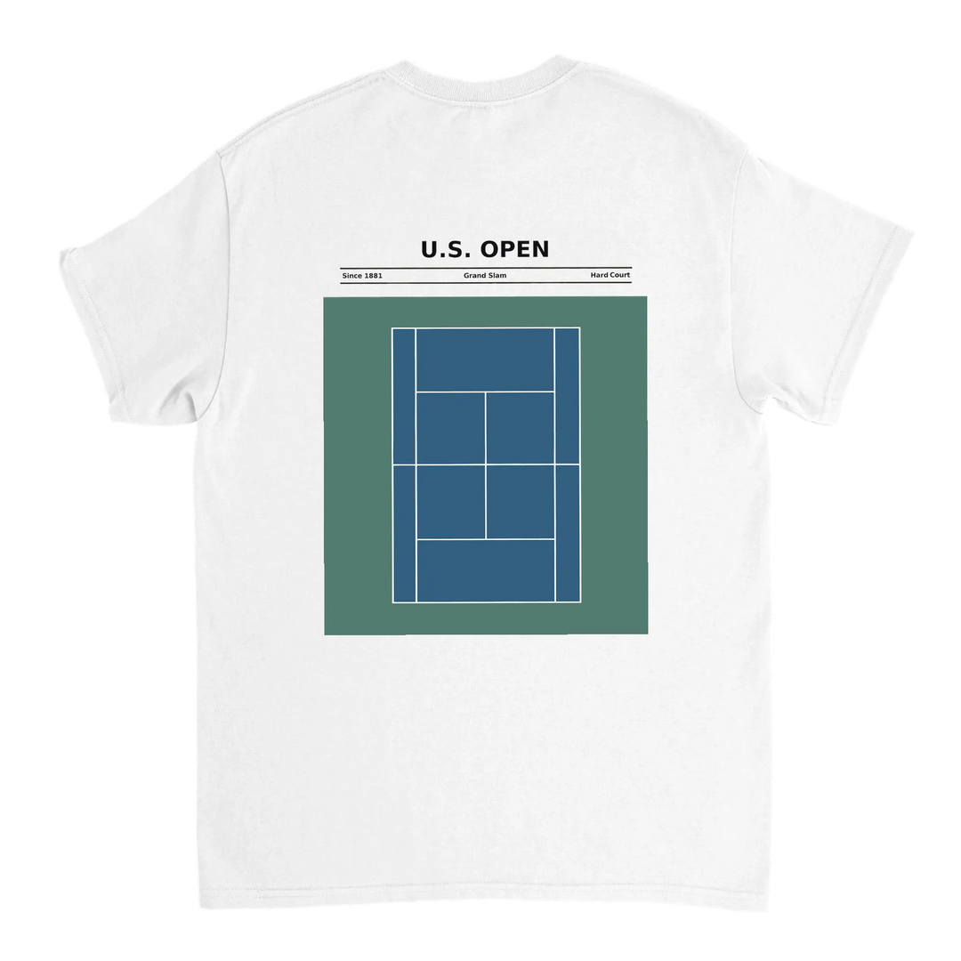 Image White de Us Open Tennis Tshirt [color:white] [view:back]