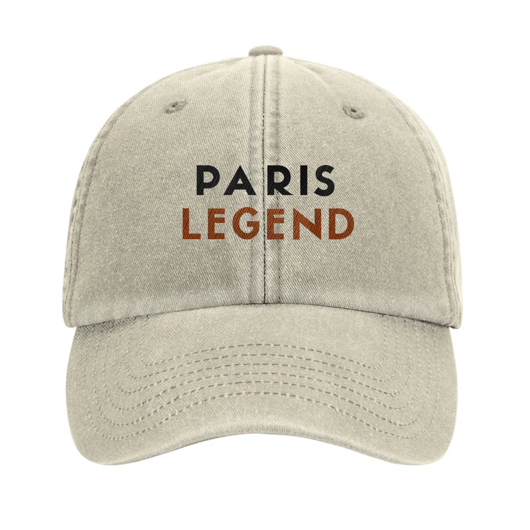 Vintage Cap Tennis Paris Legend Embroidered Design – Paris-poster