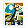 cadeau parfait passionnés golf affiche élégante captivante bureaux salles jeux une touche sportive espace cadre