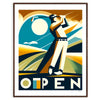 cadeau parfait passionnés golf affiche élégante captivante bureaux salles jeux une touche sportive espace cadre