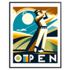 cadeau parfait passionnés golf affiche élégante captivante bureaux salles jeux une touche sportive espace cadre