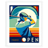 golf enthusiast life striking poster perfect thoughtful gift women space vibrant wall art dynamic touch sizes A4 cm A0