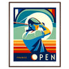 golf enthusiast life striking poster perfect thoughtful gift women space vibrant wall art dynamic touch sizes A4 cm A0