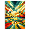 decor vintage baseball poster timeless spirit America favorite pastime unique wall art thoughtful gift enthusiasts stunning print captivating artwork