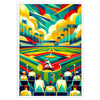 ultimate baseball mom exclusive poster heartfelt gift vibrant wall art print excitement sport space sports lovers unique decor enthusiasts sizes A4 cm A0
