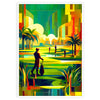 golf woman life stunning sport poster thoughtful gift unique wall art print elegance passion space diverse sizes A4 cm A0