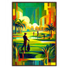 golf woman life stunning sport poster thoughtful gift unique wall art print elegance passion space diverse sizes A4 cm A0