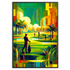 golf woman life stunning sport poster thoughtful gift unique wall art print elegance passion space diverse sizes A4 cm A0