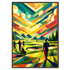 decor vintage golf art prints timeless elegance sport gift poster ideal wall charm classic design size A4 A0 touch flair today