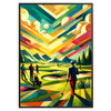 decor vintage golf art prints timeless elegance sport gift poster ideal wall charm classic design size A4 A0 touch flair today