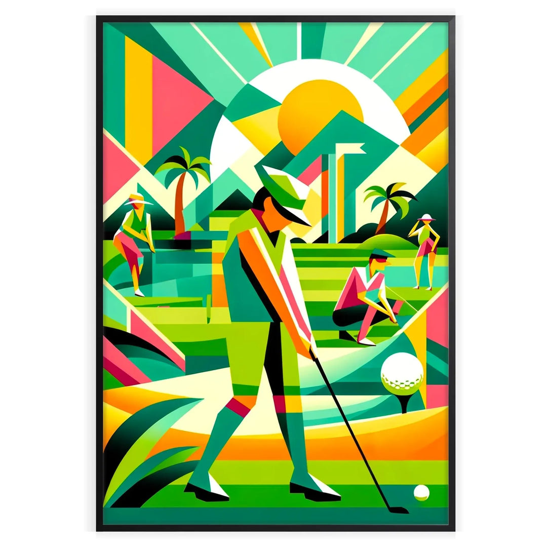 Golf Sport Print  home deco premium print affiche locadina wall art home office vintage decoration